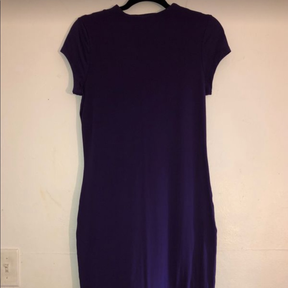 Iris Deep Purple Tshirt Dress
